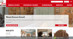 Desktop Screenshot of museobenozzogozzoli.it