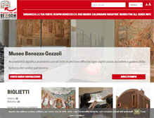 Tablet Screenshot of museobenozzogozzoli.it